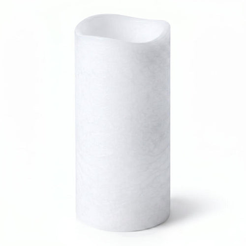 Richland 4" x 8" Large LED Pillar Candle with Wavy Top