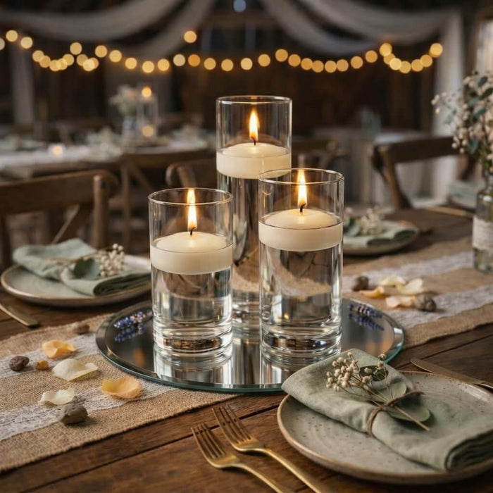 Richland Floating Candles 3" Ivory Set of 72