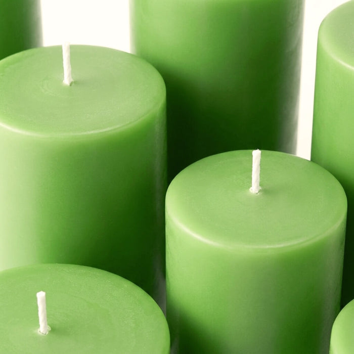 Richland Pillar Candle 3"x6" Green