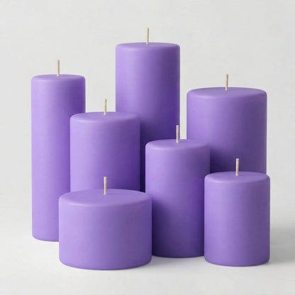 Richland Pillar Candle 3"x6" Lavender