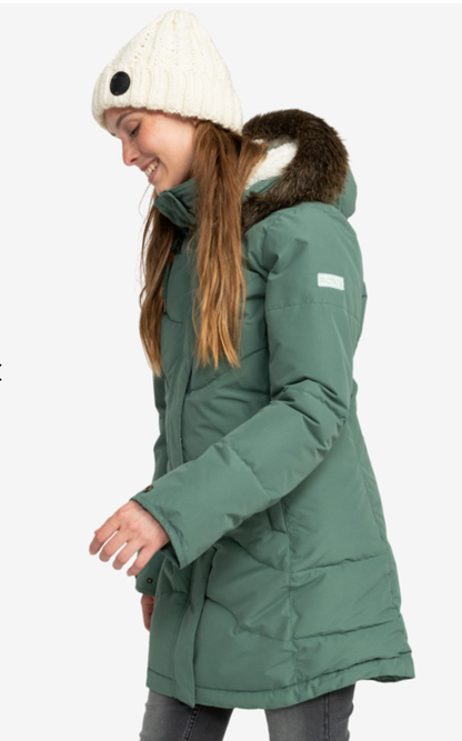 Roxy Ellie - Longline Winter Jacket For Women
