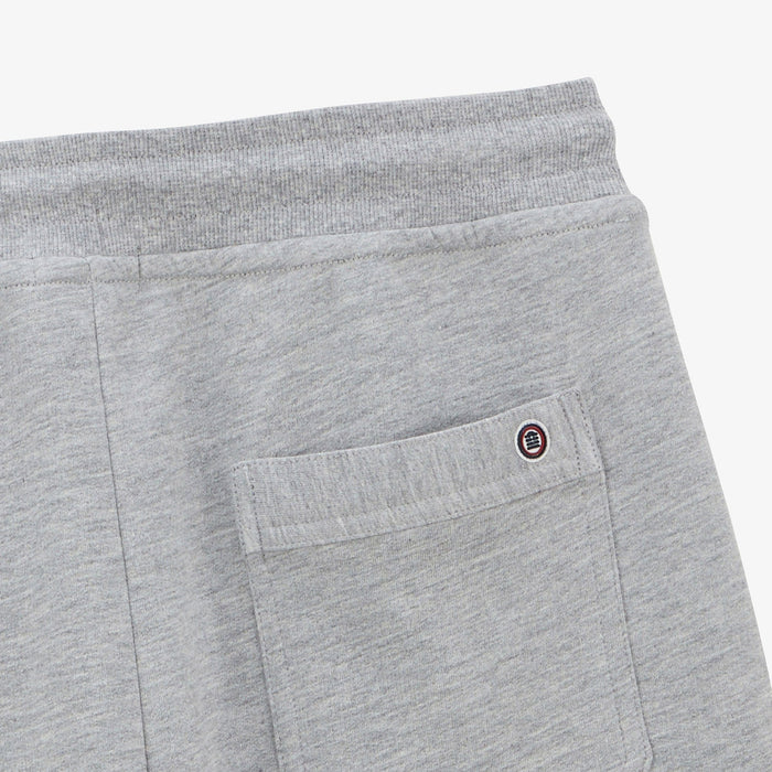 Short en molleton gris en coton homme serge blanco