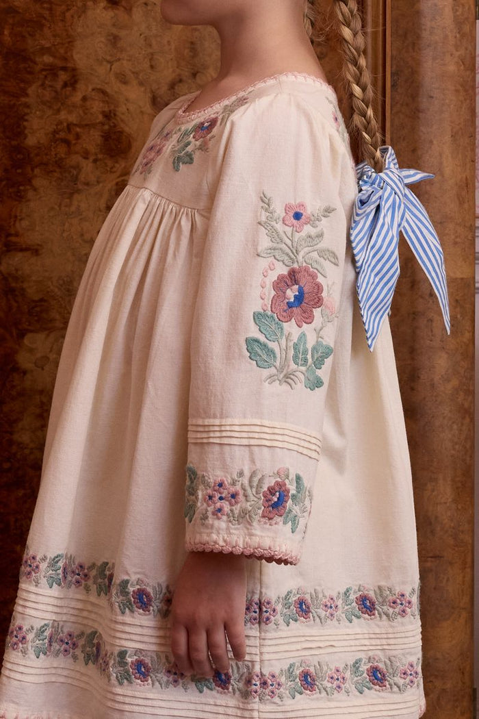 Stevie Dress in Milk-Cream