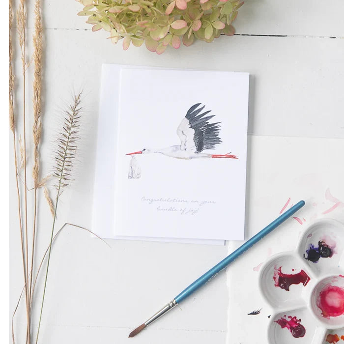 Stork Note Card