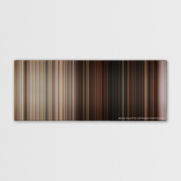 Superbad color palette canvas print: thousands of thin vertical stripes of color