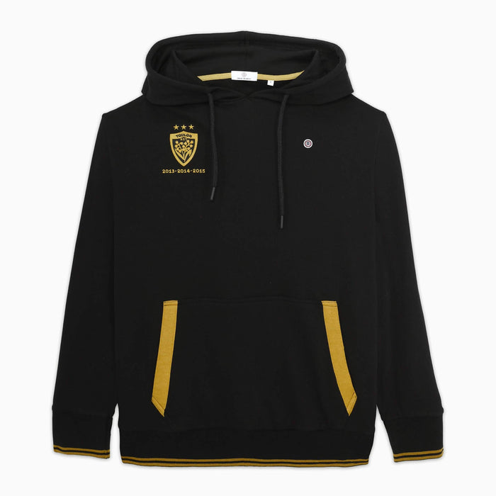 Sweat A Capuche RCT Triplé Coupe d'Europe noir homme SERGE BLANCO