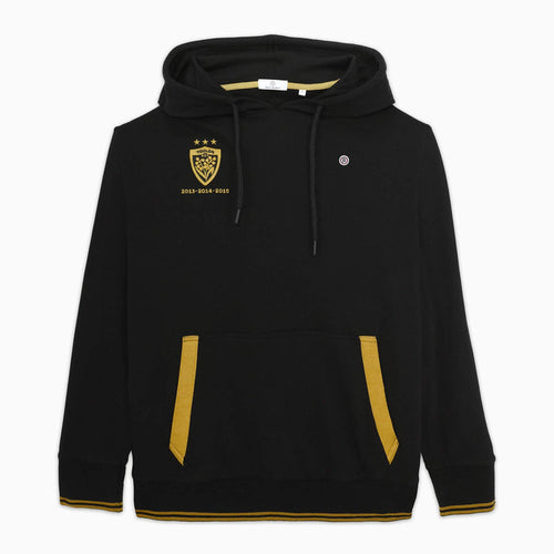 Sweat A Capuche RCT Triplé Coupe d'Europe noir homme SERGE BLANCO