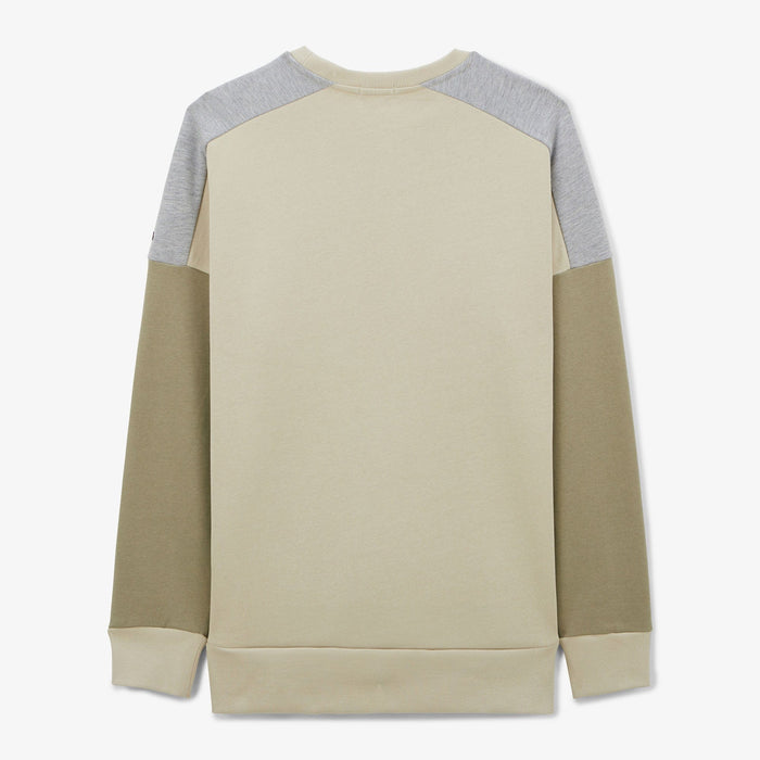 Sweat en molleton WE LOVE SERGE ciment col rond en coton homme SERGE BLANCO