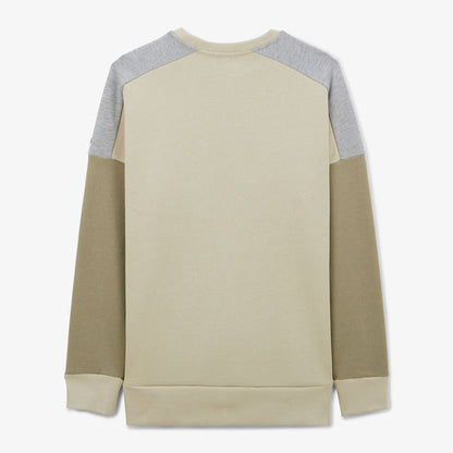 Sweat en molleton WE LOVE SERGE ciment col rond en coton homme SERGE BLANCO