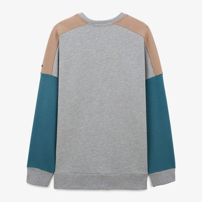 Sweat molleton col rond WE LOVE SERGE gris en coton homme SERGE BLANCO