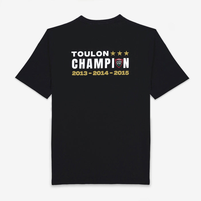 T-shirt RCT Triplé Coupe d'Europe Noir Homme SERGE BLANCO