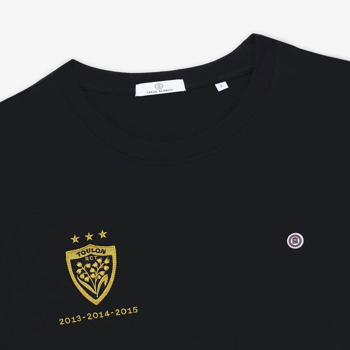 T-shirt RCT Triplé Coupe d'Europe Noir Homme SERGE BLANCO