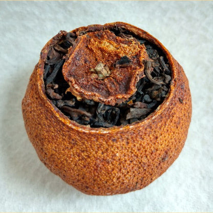 Tangerine Stuffed with 4 Years Aged Ripe Pu-erh Tea | Yunnan Sourcing Tea Shop