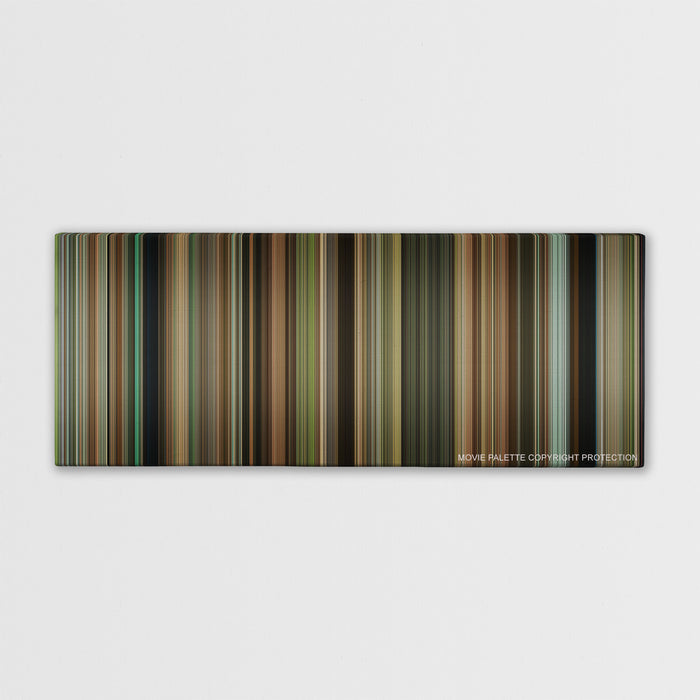 The Blind Side color palette canvas print: thousands of thin vertical stripes of color