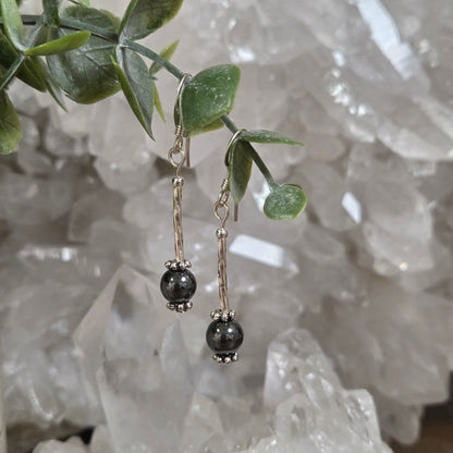 Twisted Liquid Silver Earrings - Artisan Made