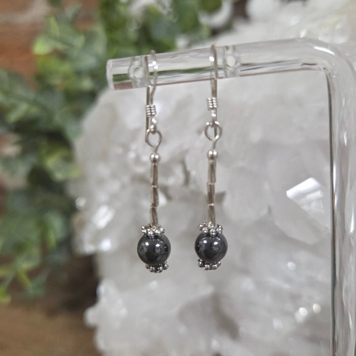 Twisted Liquid Silver Earrings - Artisan Made