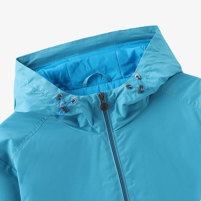 Veste déperlante Doron turquoise homme serge blanco