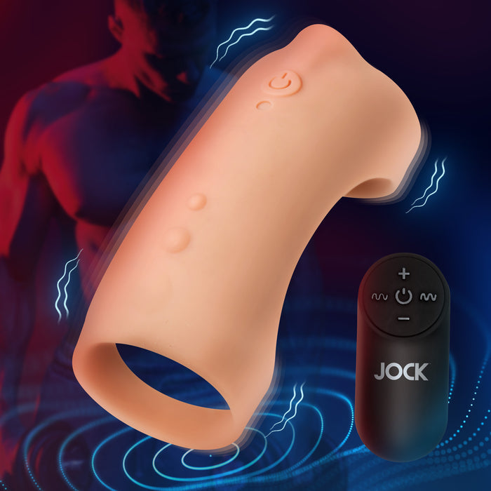 Vibrating Silicone Penis Sleeve
