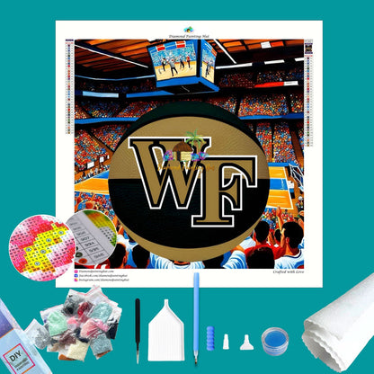 Wake Forest Basketball Diamond Painting