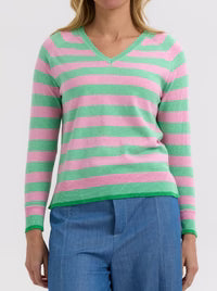 Zaket & Plover - Essential Stripe V - ZP7701 Spearmint