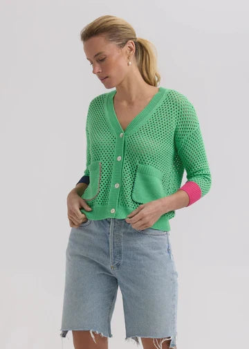 Zaket & Plover - Holey Cardi - ZP7715 Apple